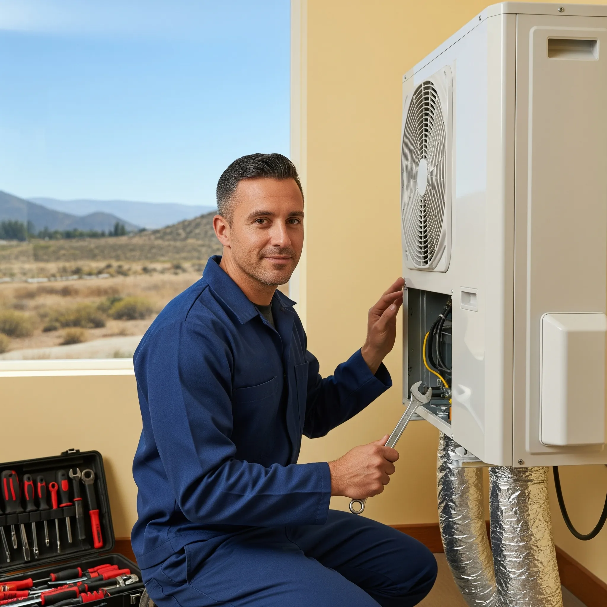 Técnicos de Control Frío instalando equipos